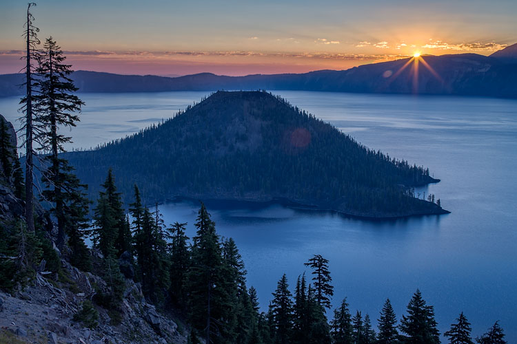 Sunrise Over Crater Lake