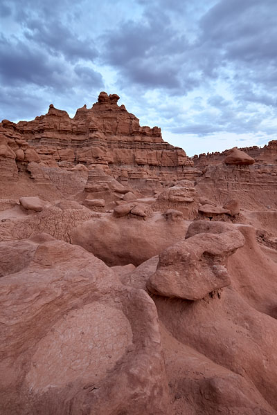 Badlands At Dusk