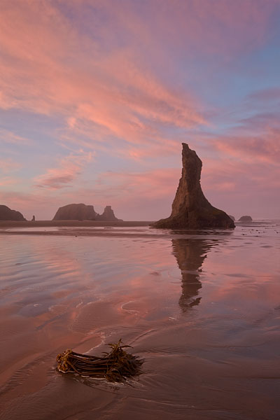 Sunrise And Sea Stacks