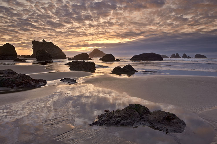 Rocks At Sunset